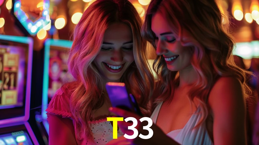 Interfaz de la app móvil T33 en un smartphone moderno